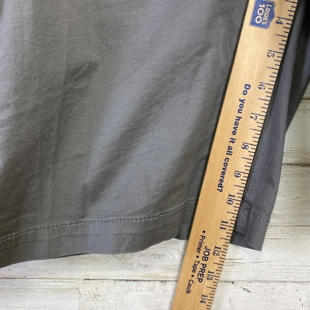 UNIONBAY Cargo Shorts Men Gray 40 11.5 Inseam Pockets Lightweight Cotton Stretch
